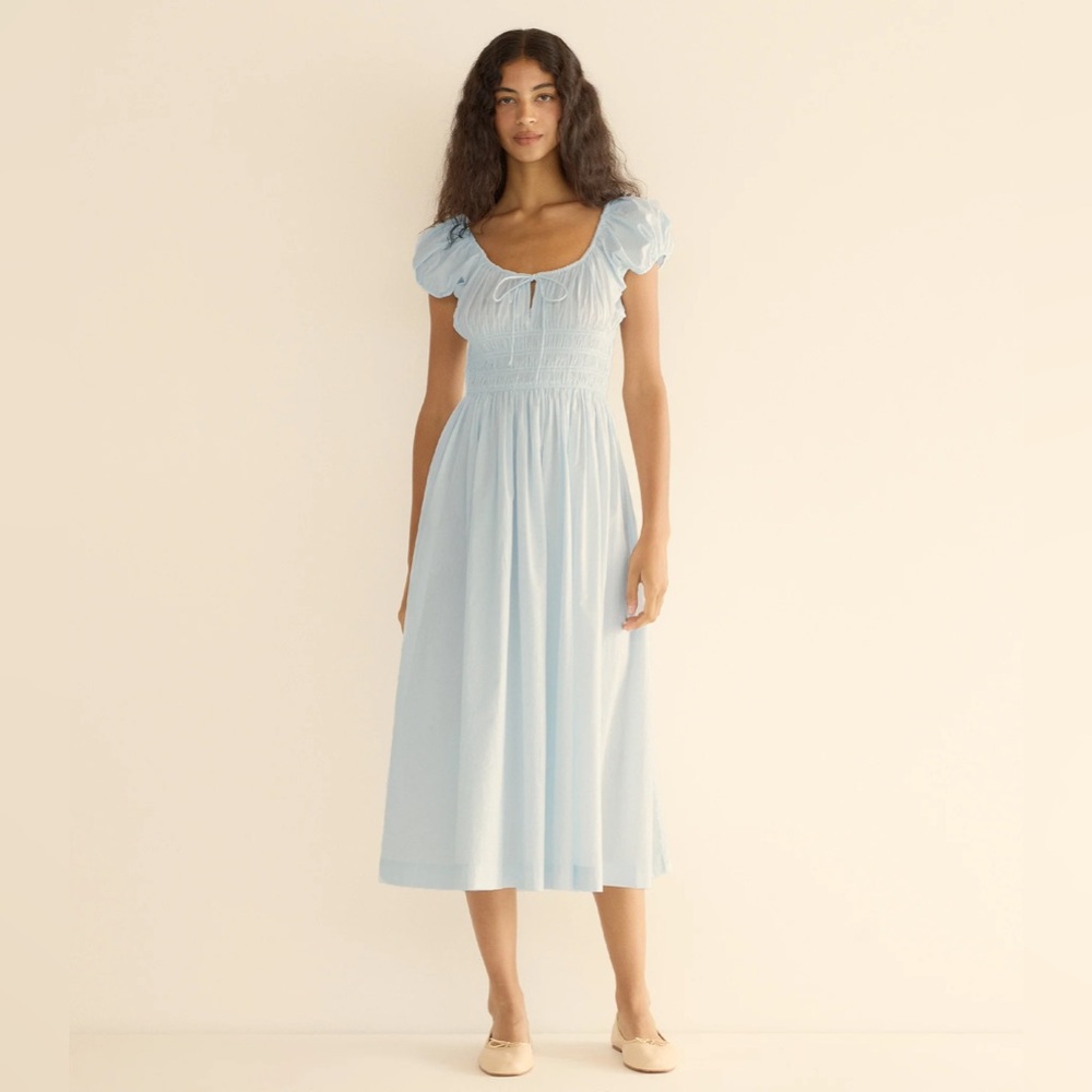 SOLD Doen Quinn Dress in Alice Blue - Picture 1 of 8